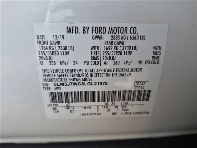 Used 2020 Lincoln Aviator Reserve w/ Class IV Trailer Tow Package RWD image 23