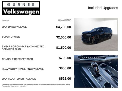 Used 2023 Cadillac Escalade V w/ LPO, ONYX Package image 4