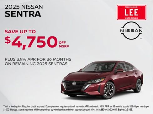 New 2025 Nissan Sentra SR w/ Midnight Edition image 4