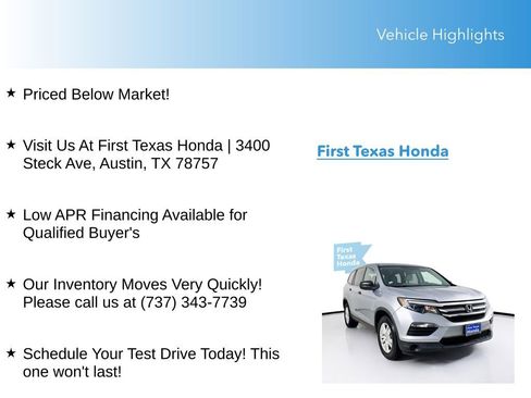 Used 2018 Honda Pilot LX image 9