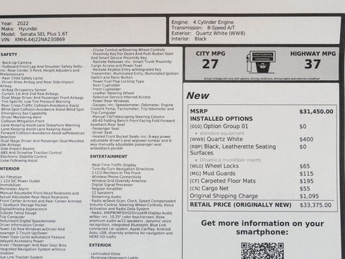 Used 2022 Hyundai Sonata SEL Plus image 46