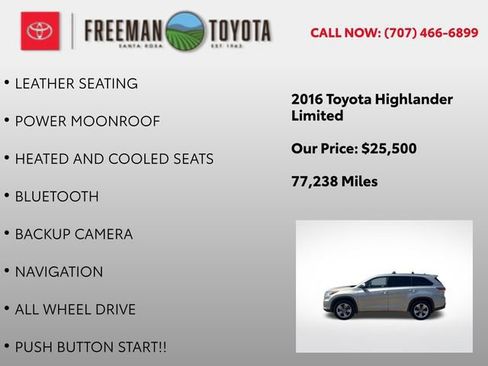 Used 2016 Toyota Highlander Limited image 5