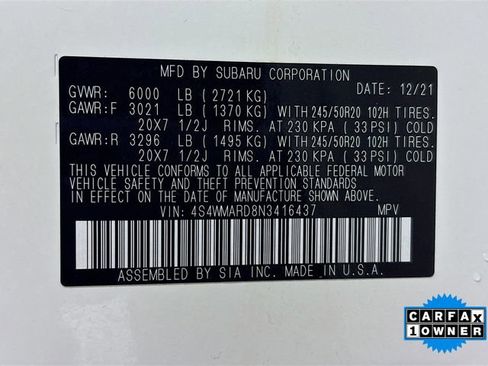 Used 2022 Subaru Ascent Touring image 34