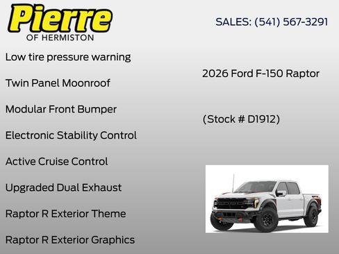 New 2026 Ford F150 Raptor AWD/4WD image 13