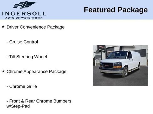 Used 2024 GMC Savana 2500 w/ Driver Convenience Package RWD image 18