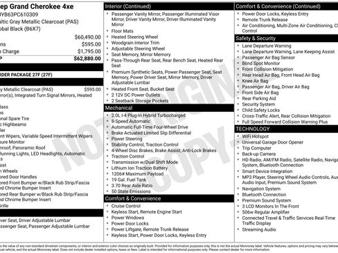 Used 2023 Jeep Grand Cherokee 4WD 4xe image 4