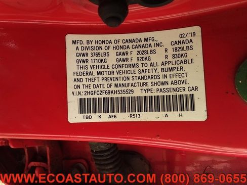 Used 2019 Honda Civic LX image 17