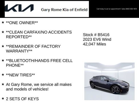 Certified 2023 Kia EV6 Wind AWD/4WD image 7