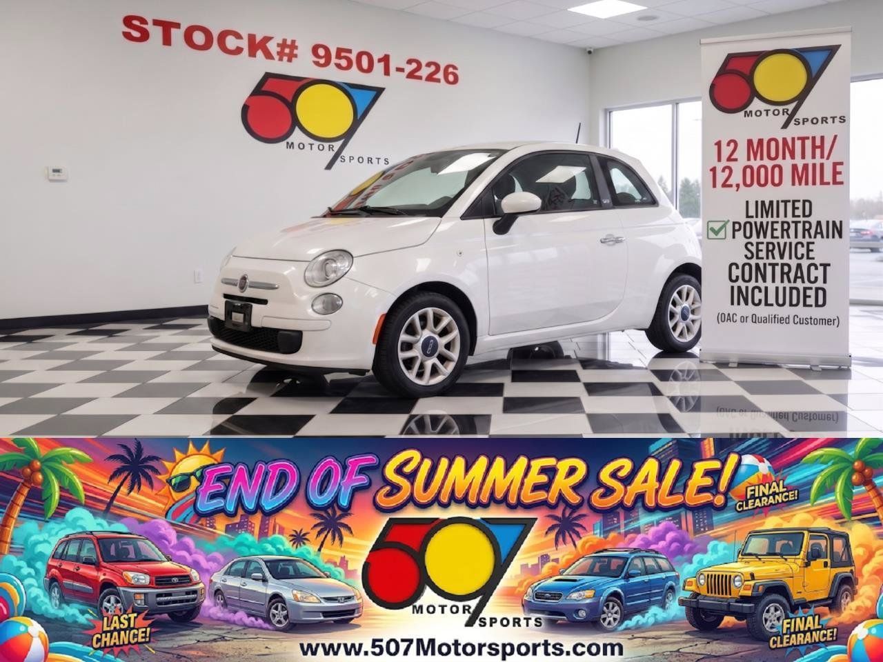 Used 2017 FIAT 500 Pop FWD image 1