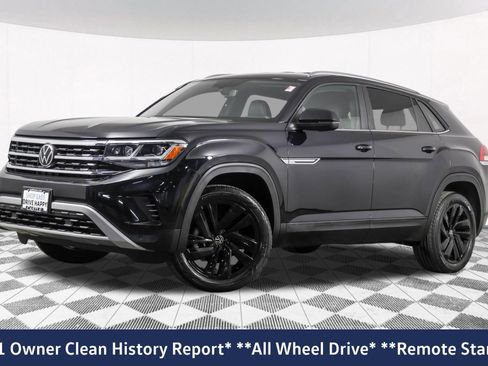 Used 2023 Volkswagen Atlas Cross Sport SE w/ Black Wheel Package AWD/4WD image 2