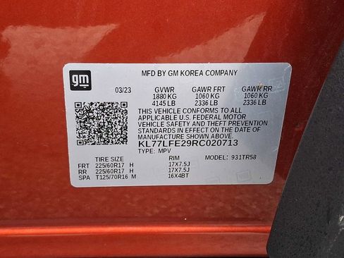 Certified 2024 Chevrolet Trax LS w/ LS Convenience Package image 27