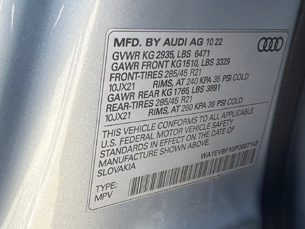 Used 2023 Audi Q8 Premium Plus w/ Premium Plus Package AWD/4WD image 19