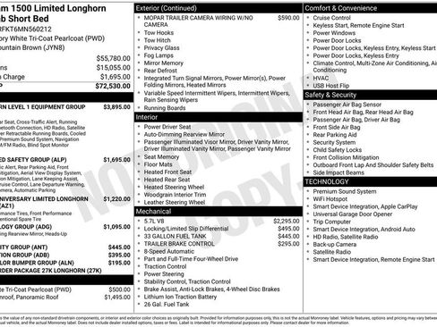 Used 2021 RAM 1500 Limited AWD/4WD image 2