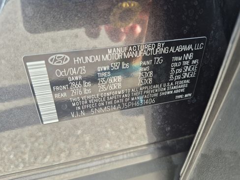 Certified 2023 Hyundai Santa Fe SE FWD image 29