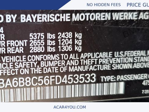 Used 2015 BMW 640i Gran Coupe xDrive AWD/4WD image 31