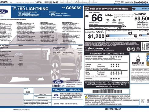 Used 2025 Ford F150 Lightning Platinum image 27