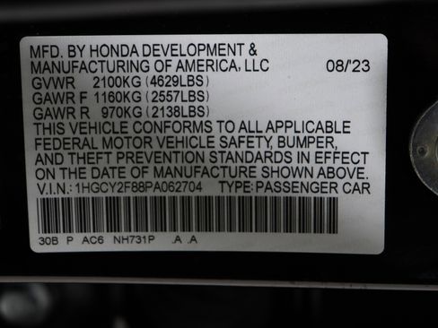 Used 2023 Honda Accord Touring image 44