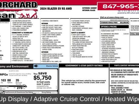 Used 2024 Chevrolet Blazer EV RS image 4