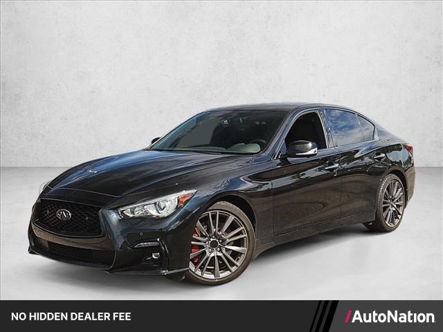 Used 2023 INFINITI Q50 Red Sport 400 w/ Black Opal Edition RWD image 1