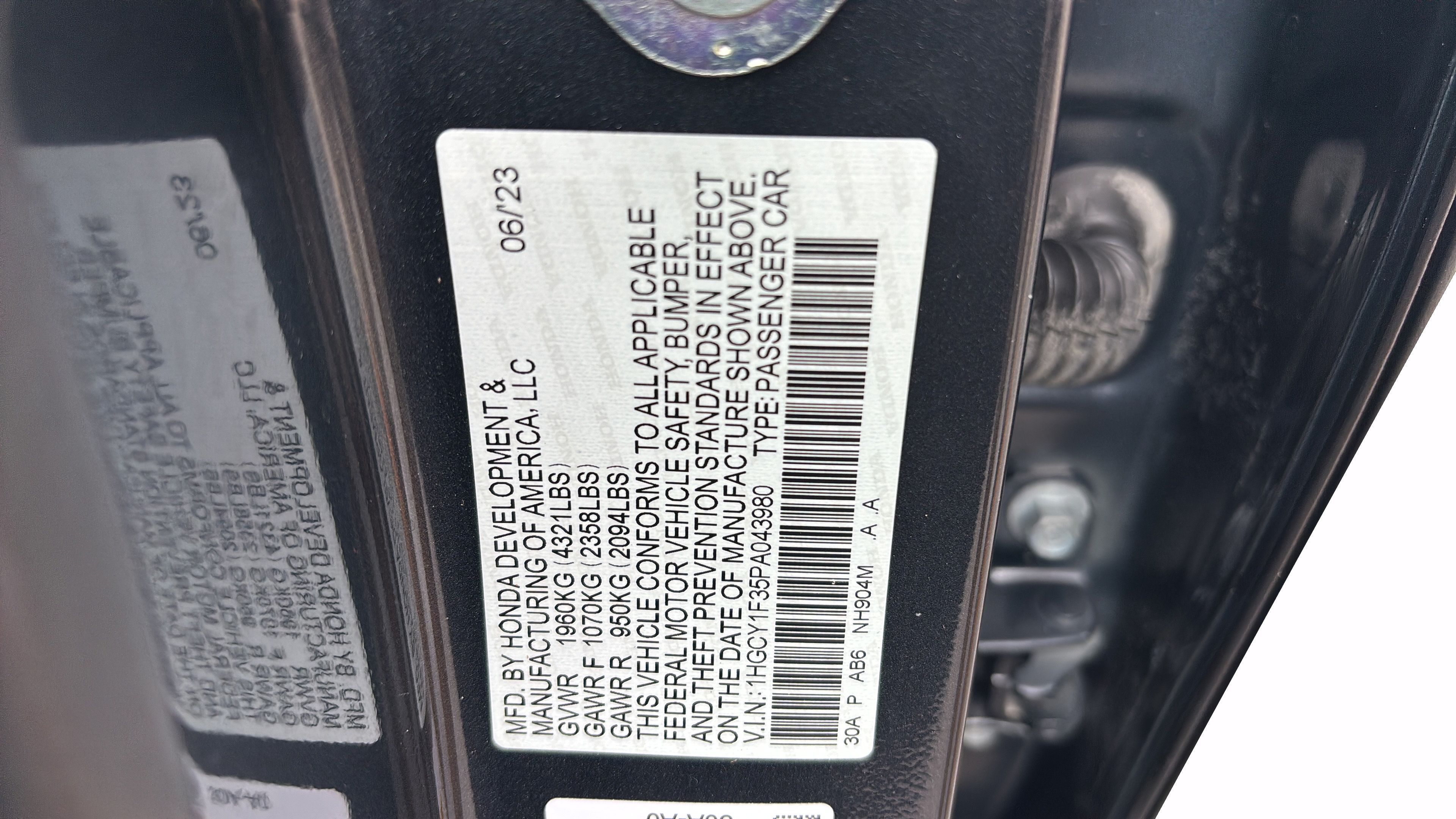 Used 2023 Honda Accord EX image 17