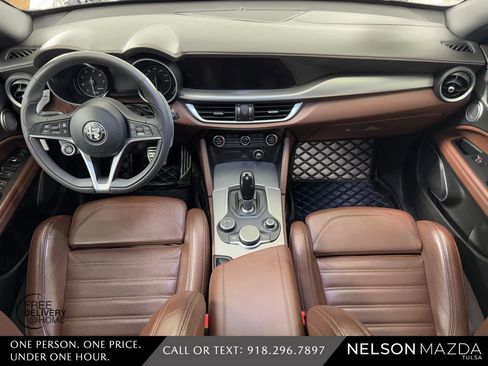 Used 2019 Alfa Romeo Stelvio Ti Sport w/ Quick Order Package 22S Sport AWD/4WD image 46