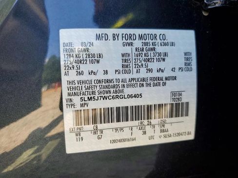 Used 2024 Lincoln Aviator Reserve w/ Equipment Group 201A RWD image 12