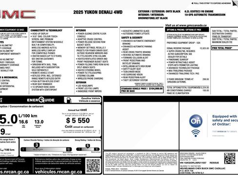 Used 2025 GMC Yukon Denali w/ Denali Reserve Package AWD/4WD image 9