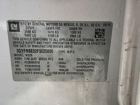 Used 2015 Cadillac SRX Luxury w/ Driver Awareness Package image 12