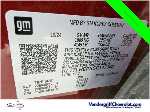 Certified 2025 Chevrolet Trax LT FWD image 32
