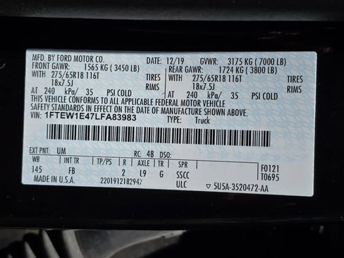 Used 2020 Ford F150 XLT w/ Equipment Group 302A Luxury AWD/4WD image 36