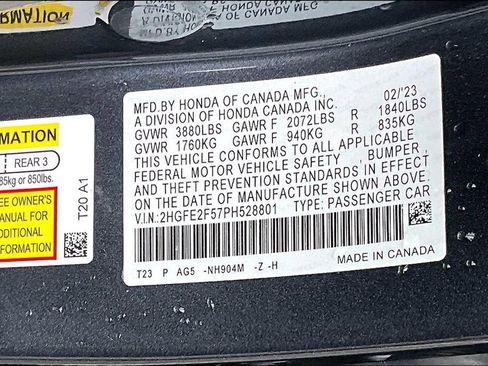 Used 2023 Honda Civic Sport image 16