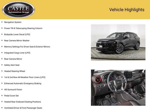 Used 2024 Chevrolet Blazer RS w/ Driver Confidence II Package AWD/4WD image 8