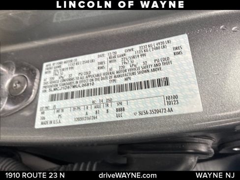 Certified 2021 Lincoln Corsair AWD w/ Premium Package image 29