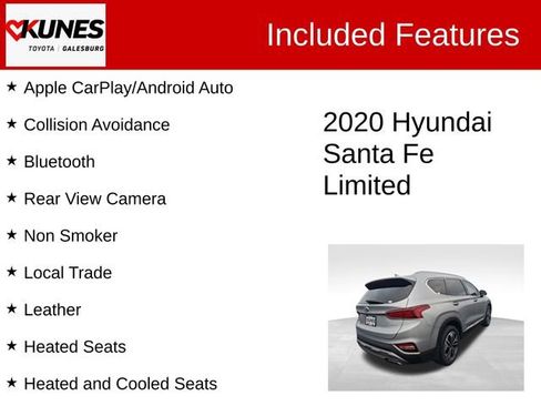 Used 2020 Hyundai Santa Fe Limited image 2
