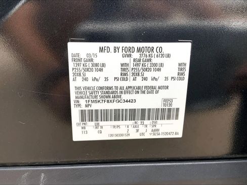 Used 2015 Ford Explorer Limited w/ Equipment Group 301A FWD image 34