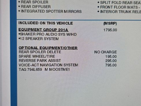 Used 2015 Ford Mustang Premium w/ Equipment Group 201A RWD image 22