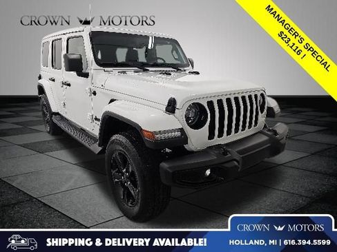 Used 2020 Jeep Wrangler Unlimited Sahara AWD/4WD image 1
