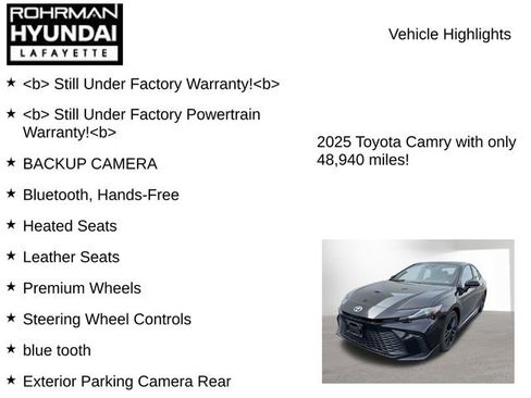 Used 2025 Toyota Camry SE image 7