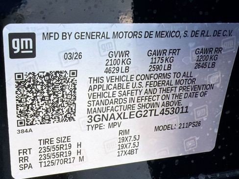 New 2026 Chevrolet Equinox RS image 20