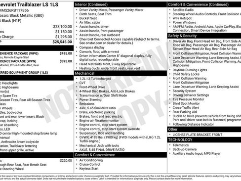 Used 2024 Chevrolet TrailBlazer LS w/ LS Convenience Package FWD image 4