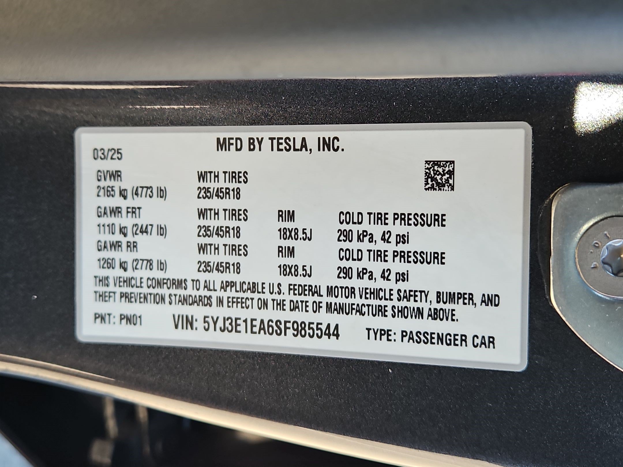 Used 2025 Tesla Model 3 Long Range RWD image 30