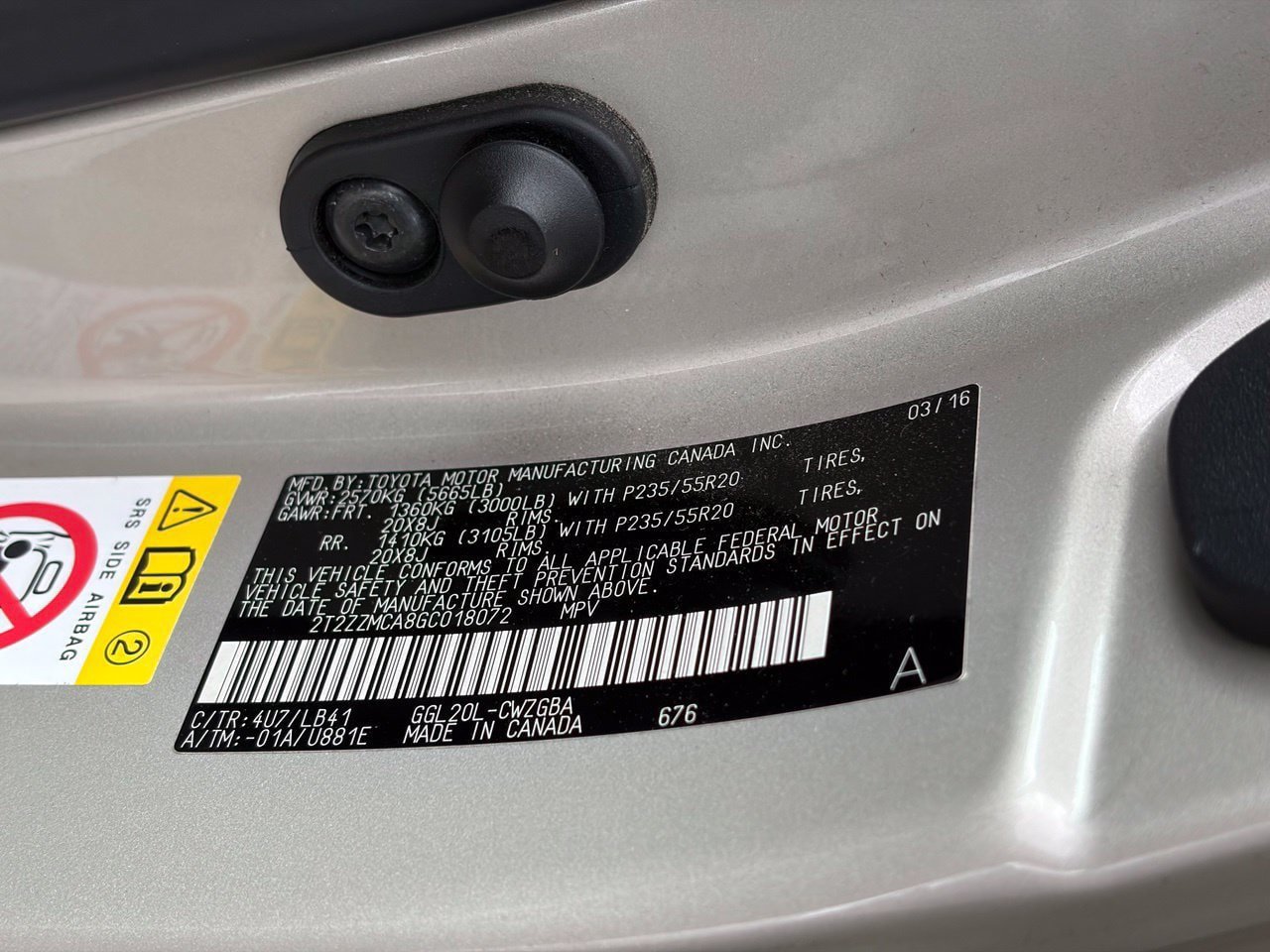 Used 2016 Lexus RX 350 FWD w/ Premium Package image 15