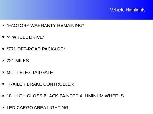 Used 2025 Chevrolet Silverado 1500 Custom Trail Boss image 7