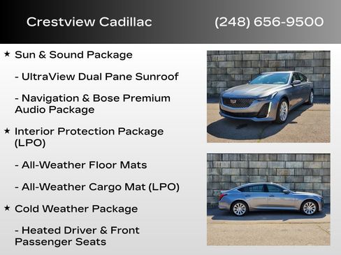 Certified 2022 Cadillac CT5 Luxury w/ Sun And Sound Package image 12