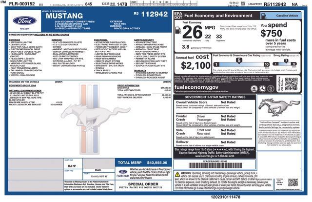 Used 2024 Ford Mustang Premium RWD image 26