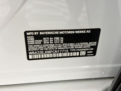 Certified 2023 BMW 760i xDrive AWD/4WD image 20