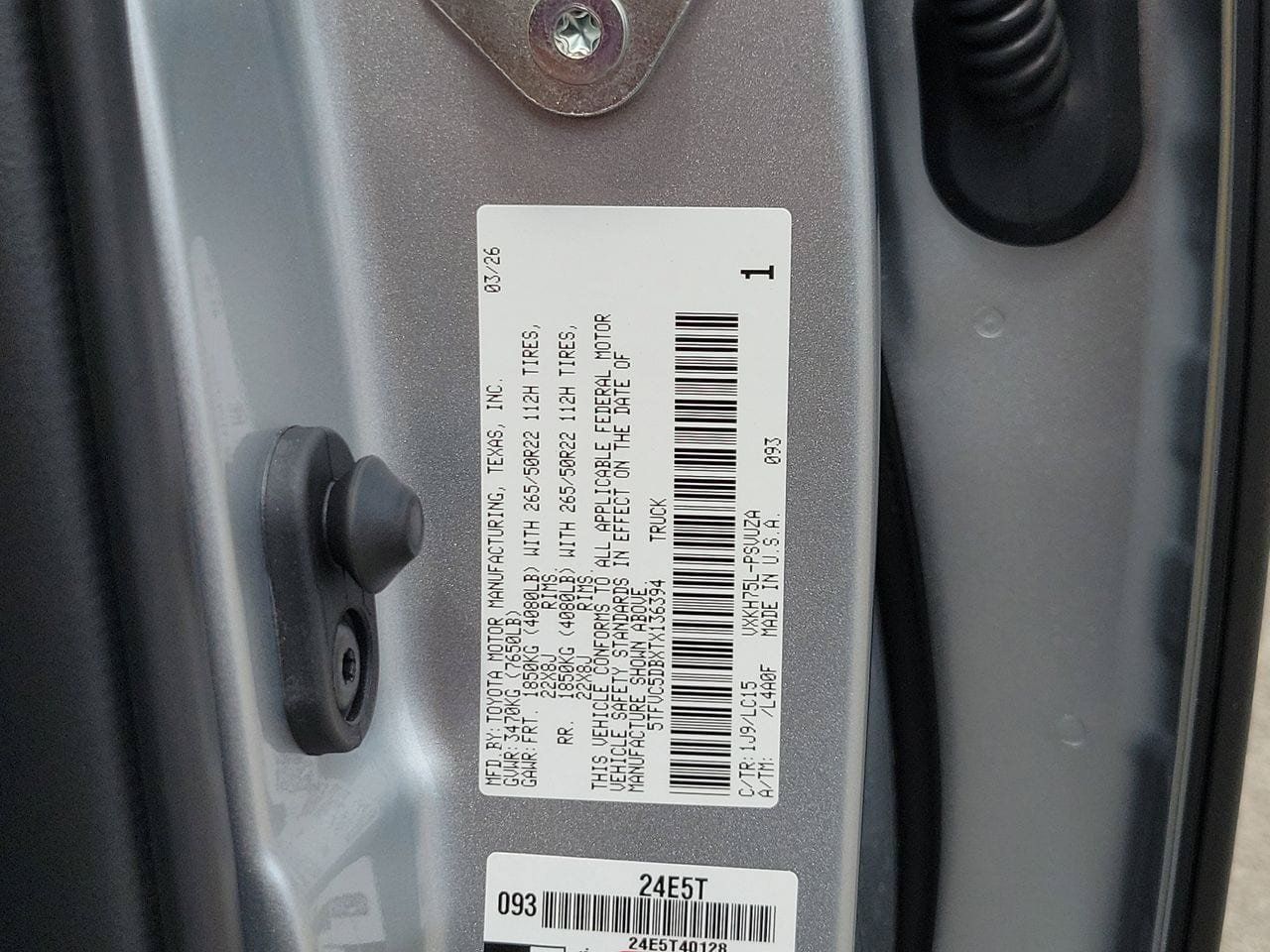 New 2026 Toyota Tundra Capstone AWD/4WD image 33