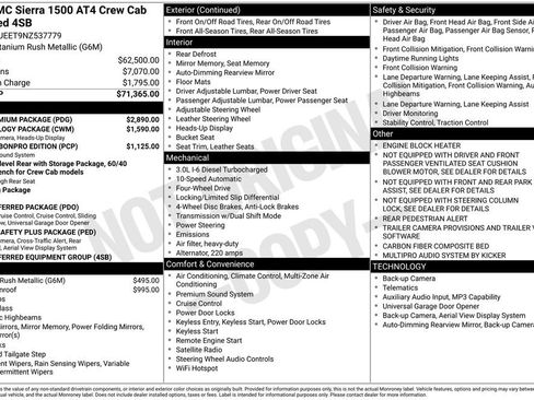 Used 2022 GMC Sierra 1500 AT4 w/ AT4 Premium Package AWD/4WD image 5