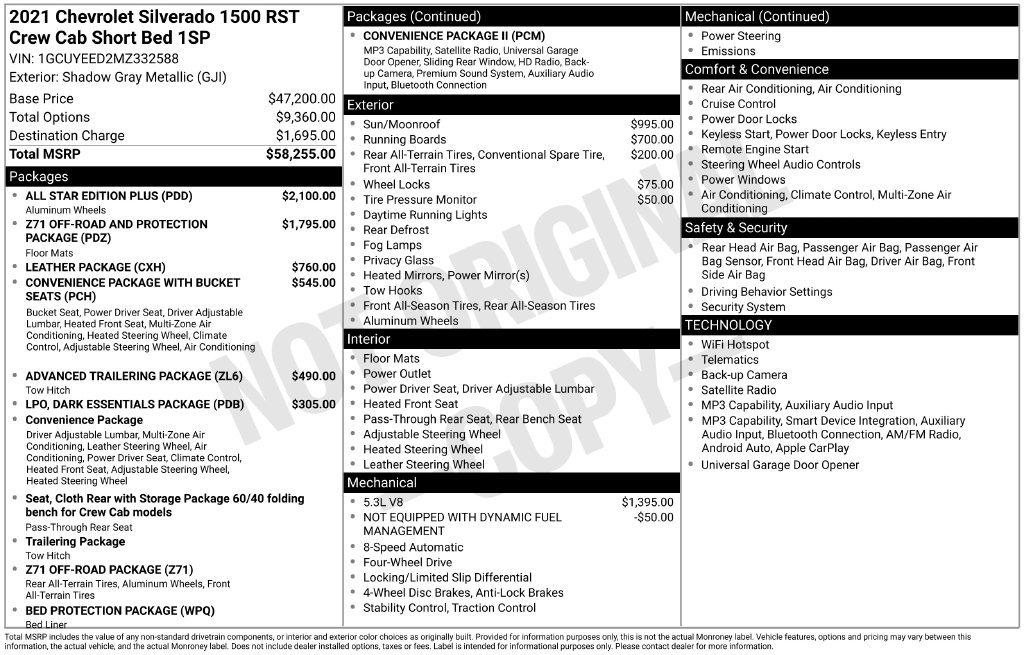 Used 2021 Chevrolet Silverado 1500 RST w/ All Star Edition Plus AWD/4WD image 24