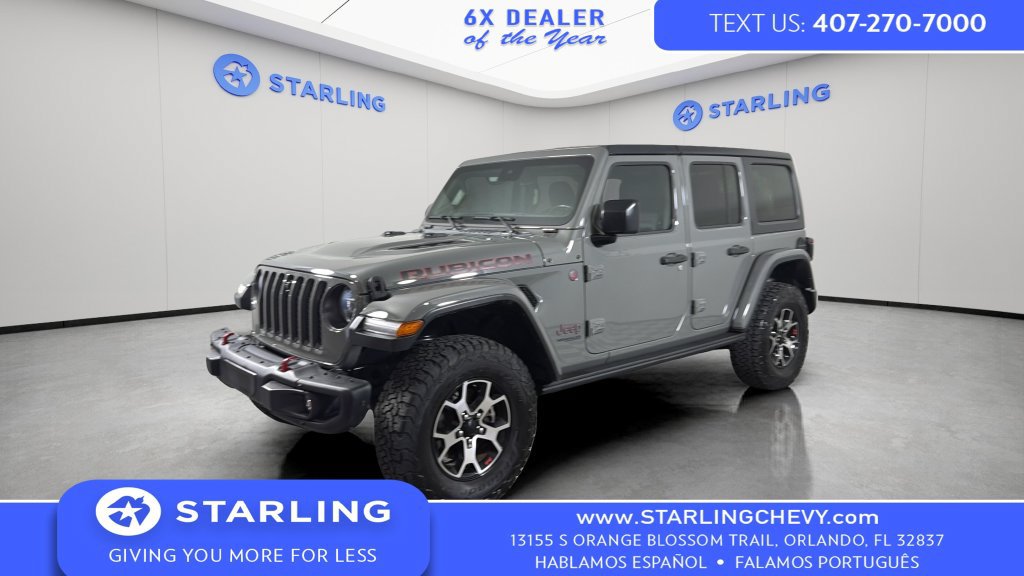 Used 2021 Jeep Wrangler Unlimited Rubicon AWD/4WD image 1